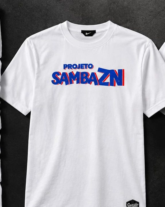 Camiseta Projeto Samba ZN, frente